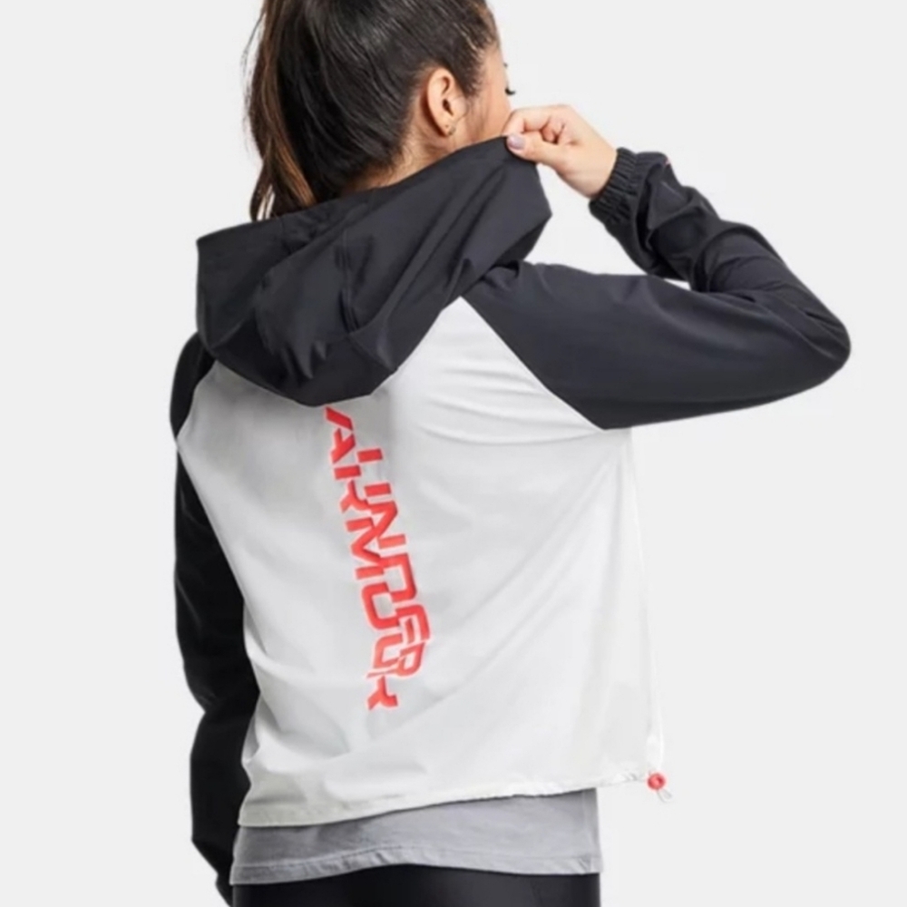UA Woven Color Block 1/2 Zip